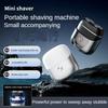 Double Head Mini Electric Shaver Magnetic Head Shaving Machine Portable Rotating Razor  Daily Use