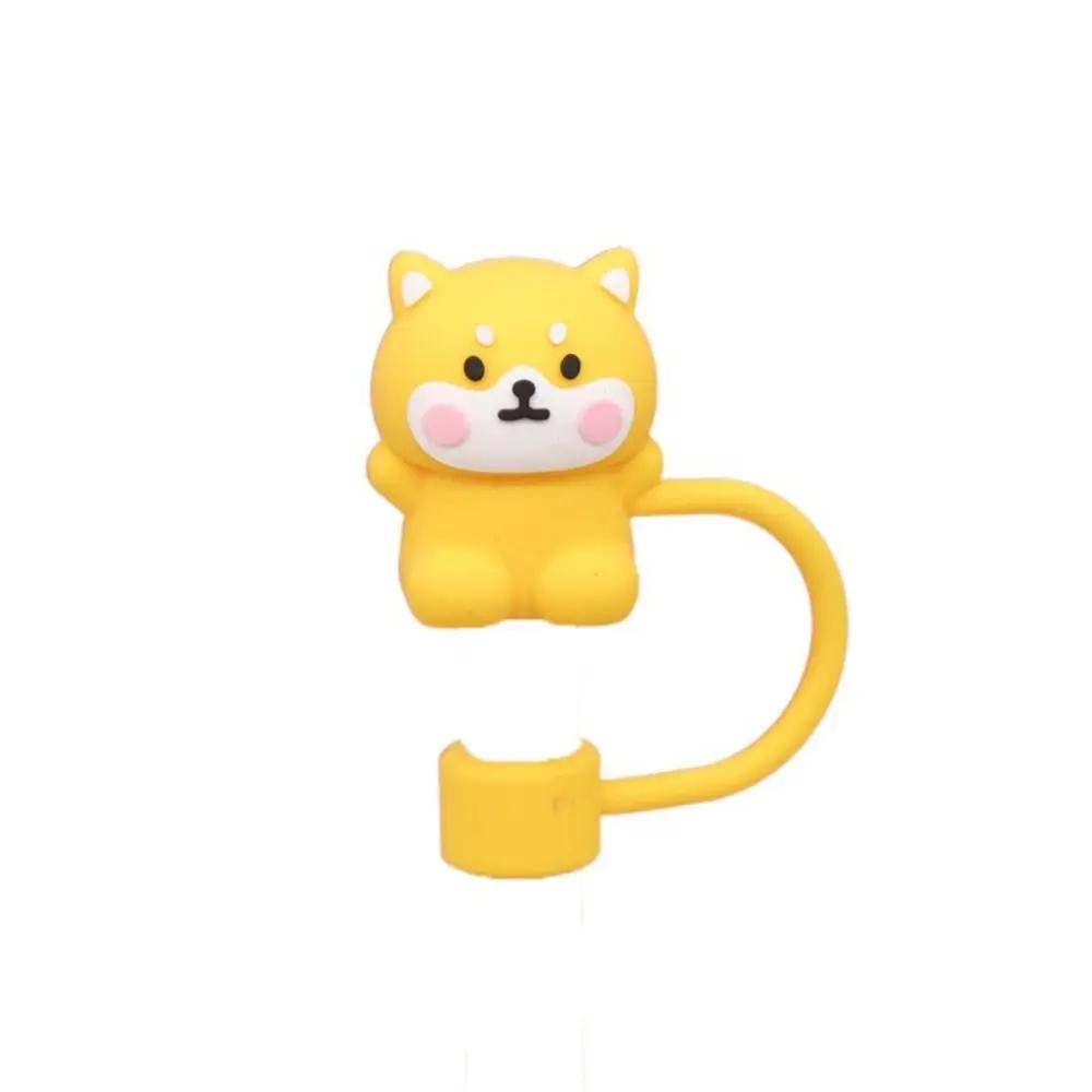 Reusable Silicone Straw Plug New Dust-proof Splash Proof Straw Tips Cover Kitchen Tool Cup Accessories Drinking Dust Cap Bottle