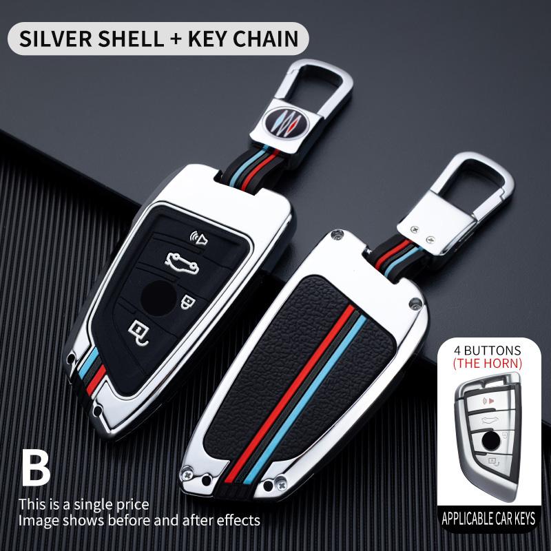 Car Key Case Cover for BMW X1 X3 X4 X5 F15 X6 F16 G30 7 Series G11 F48 F39 520 525 F30 118i 218i 320i Car Interior Accessories
