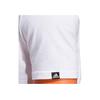 Adidas Logo Pattern Running Fitness Crew Neck Short Sleeve T-Shirt Men Tops White HE4839