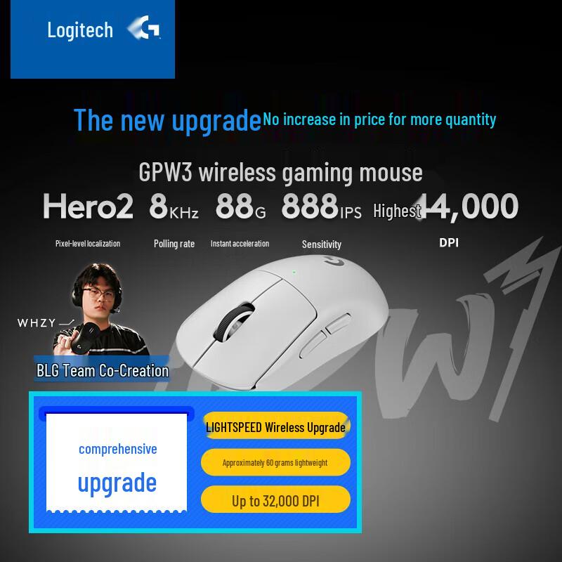 

Logitech G PRO X SUPERLIGHT 2 Wireless Gaming Mouse