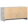 Szafka Pod Tv Z Led, Szarość Betonu, 100X34X50 Cm