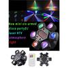 New Mini Six-Arm Disco Party DJ Laser KTV Atmosphere Light Remote Control Colorful Stage Effect Light