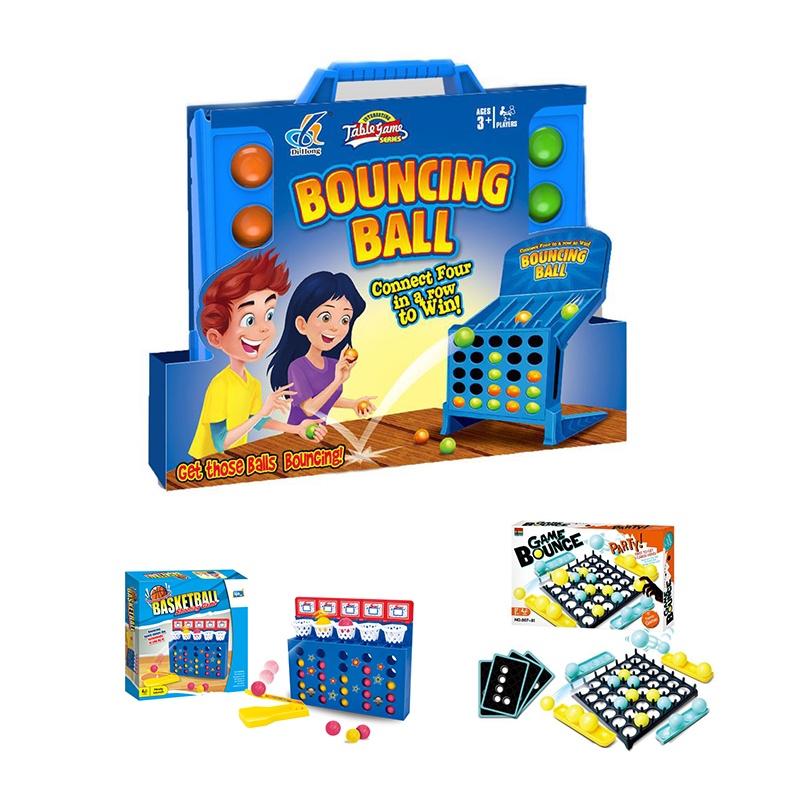 Ekscytująca gra planszowa z odbijającymi się piłeczkami dla rodzin i dzieci w wieku 3-5 lat