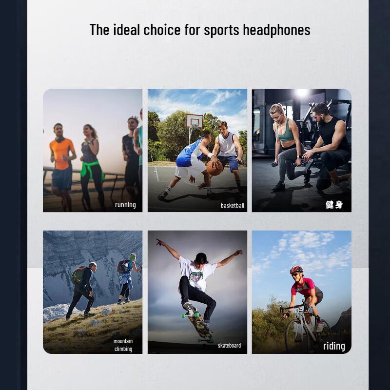 Sayrelances Air Conduction Bluetooth Headphones
