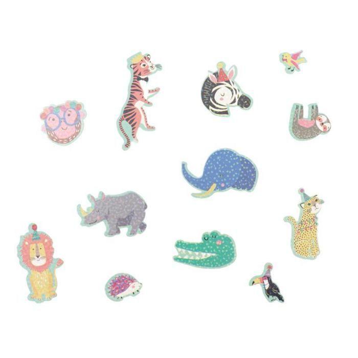 Carnet de 186 stickers - Animaux