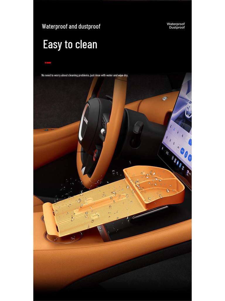 YU7 Center Console Wireless Charging Pad - Non-slip Silicone Separator & Charger Accessory.
