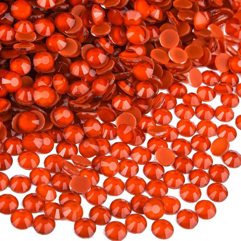 Nail Art Luminous Flat Bottom Diamond Glass Crystal Fluorescent Diamond Diy Rhinestone Nail Jewelry Accessories