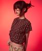 Yueolssesi Check String Pocket Blouse (Red)