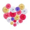 10-35cm Tissue Paper Pompoms Wedding Decorative Paper Flowers Ball Baby Shower Birthday Party Decoration paper pom poms DIY