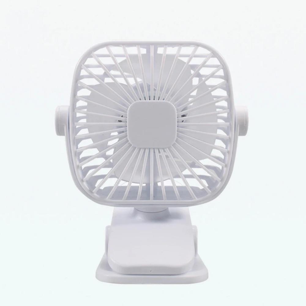 Mini clip electric fan, which can rotate 720 degrees. The stand supports USB charging, and multiple gears can be adjusted.