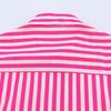 2025 Spring Women's Striped Long Sleeve Loose Shirt - European & American Style