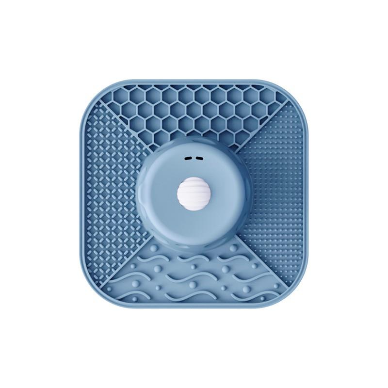 Slow Feeding Pet Bowl With Suction Base Wet Dry Food Silicone Lick Mat Dogs Cats
