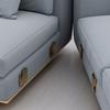 1 pair Adjustable Furniture Connector Bracket Included Screws Interlocking Connectors  Living Room
