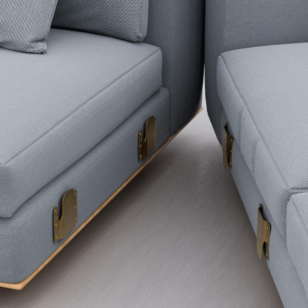 1 pair Adjustable Furniture Connector Bracket Included Screws Interlocking Connectors  Living Room
