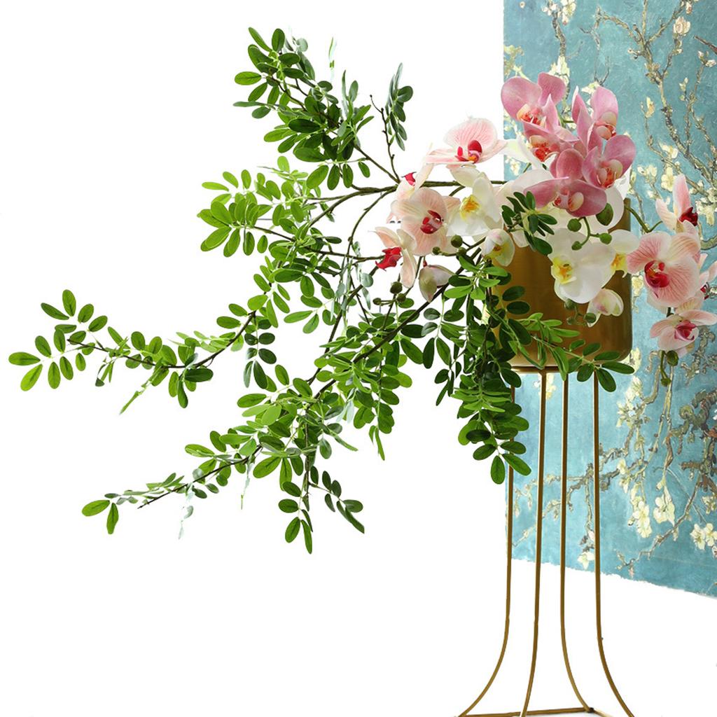 Artificial Plant Simulated Leaf Branches for Home Decoration Window Display Cabinet 105cm