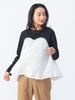 TEE Switching PO BLACK ONE SIZE [Beams Heart] L/S g/Bustier Women's