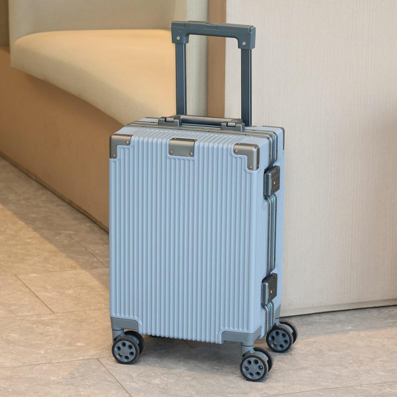 16-inch Pink AirAsia Aluminum Frame Carry-On Suitcase for Men and Women - Approved for Spring Airlines