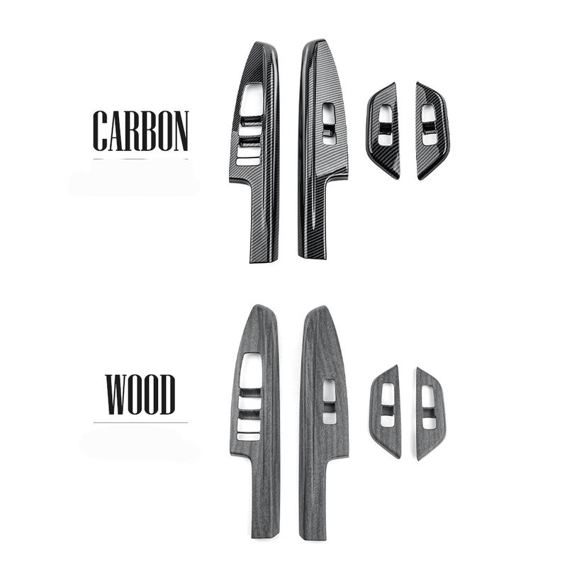 For KIA Carnival -2026 Left-Hand Drive Car Window Control Button Trim Panel Door Handle Decorative Strip Interior Accessory