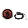 85mm GPS Speedometer Digital 220km H 0‑140MPH IP67 Waterproof Red Backlight 9‑32V Universal Odometer for Car Boat