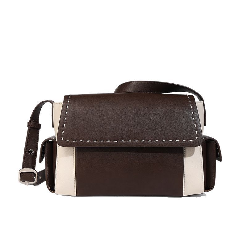 Trendy Fashion Messenger Bag 2025 New Retro Niche Design Underarm Bag High-end Feel Single Shoulder Crossbody Bag