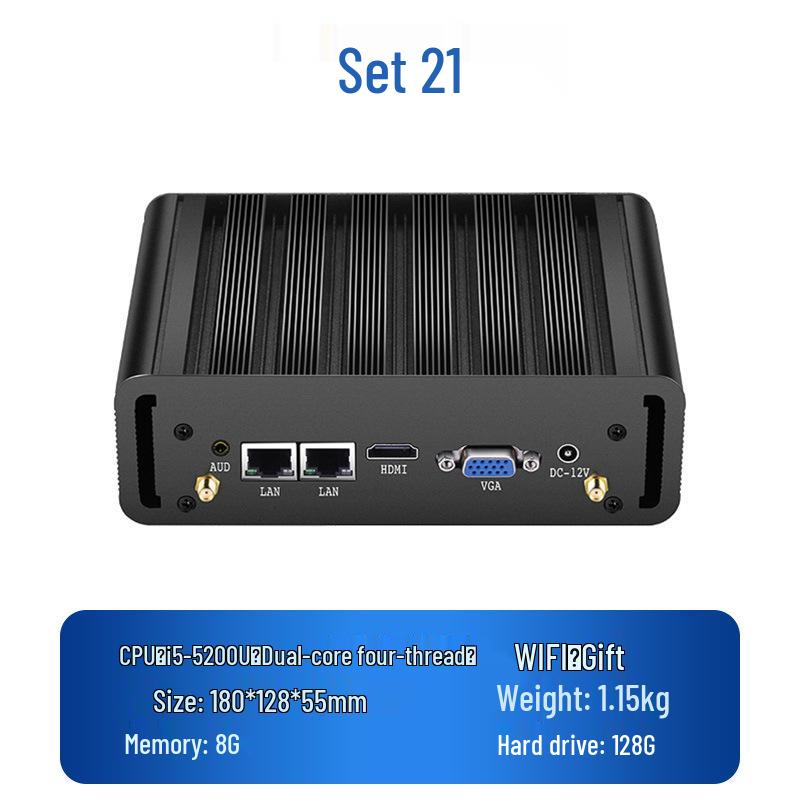 Quad-Core J1900 Dual-Netzwerk Embedded Industrie-Mini-PC