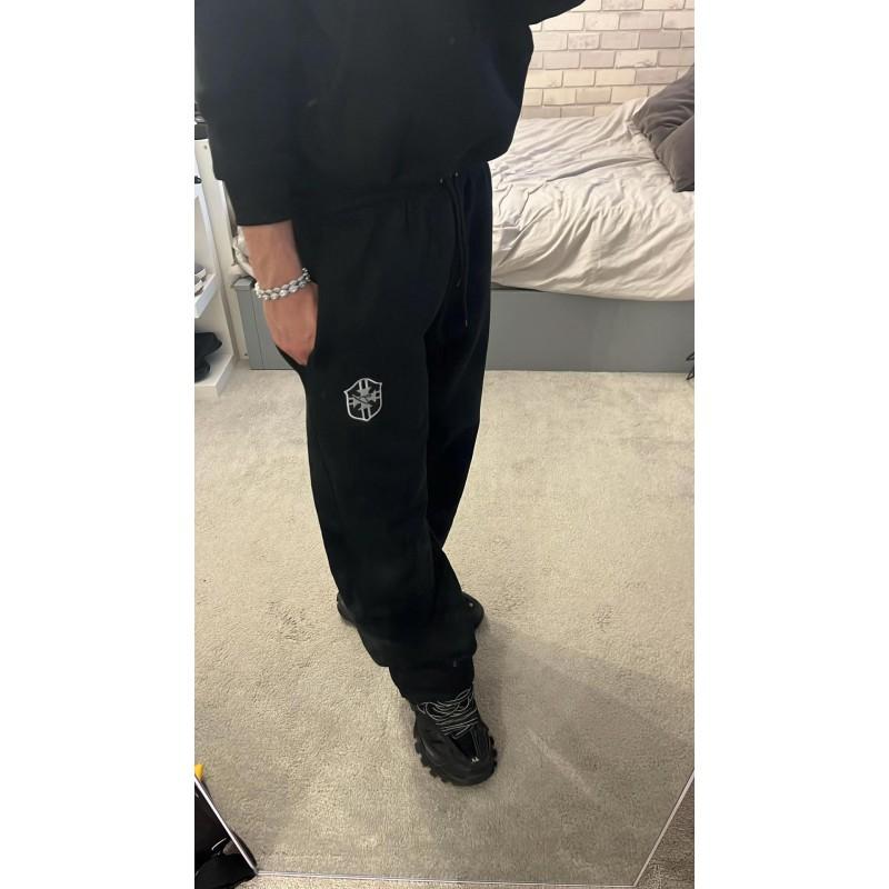 Mens Oversized Hooded Sweatshirt Set With