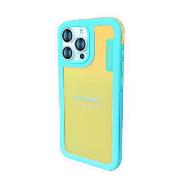 Dopamin-Farbe Magnetische Anti-Kollisions-Handyhülle für iPhone 16/15 Pro Max