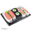 Sushi-Socken 3 Paar Lachs, Gurken-Maki & Garnelen-Nigiri Sushi-Socken 3 Paar Lachs, Gurken-Maki & Garnelen-Nigiri EU 36-40