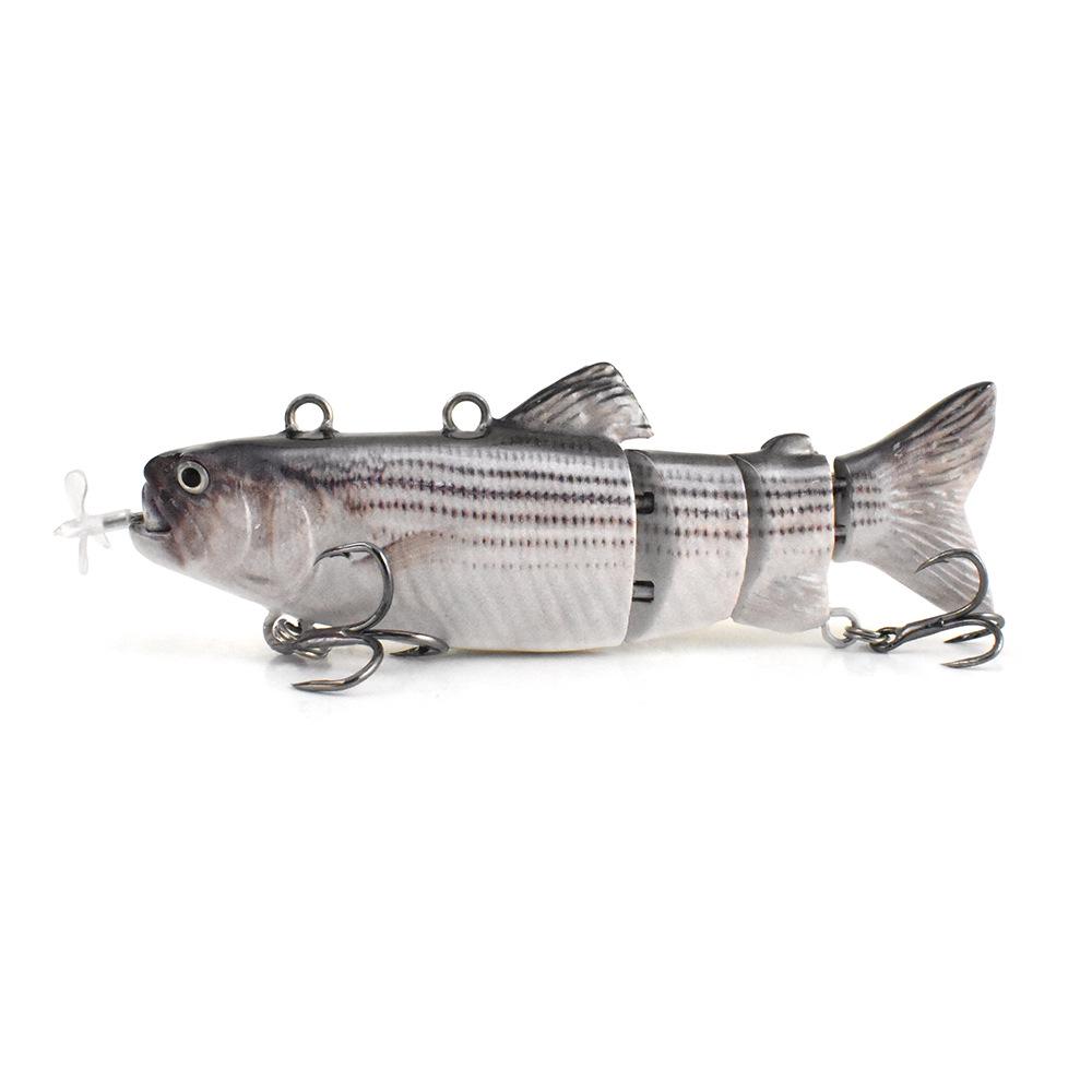 Esca Intelligente Automatica da Nuoto 130mm 35g: Robot Pesce Elettronico con Elica