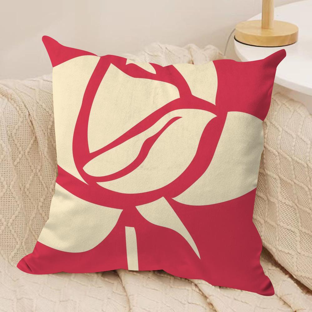 Luxury MMardi MMercred Cushion Cover Soft Plush Throw Pillow Cover DoubleSided Decorative Case Sofa Bedroom Home Decor