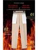 Plus Size Women's Velvet-Soft Elastic Waist Straight-Leg Pants - Warm, Loose Fit for Middle-Aged and Elderly