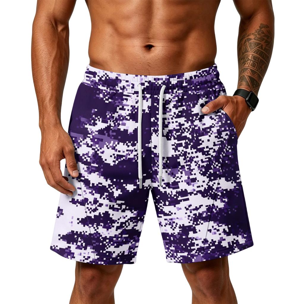 Men's Loose Fit Air Layer Shorts with Pockets Gym Workout Training Beach Casual Athletic Sportswear
