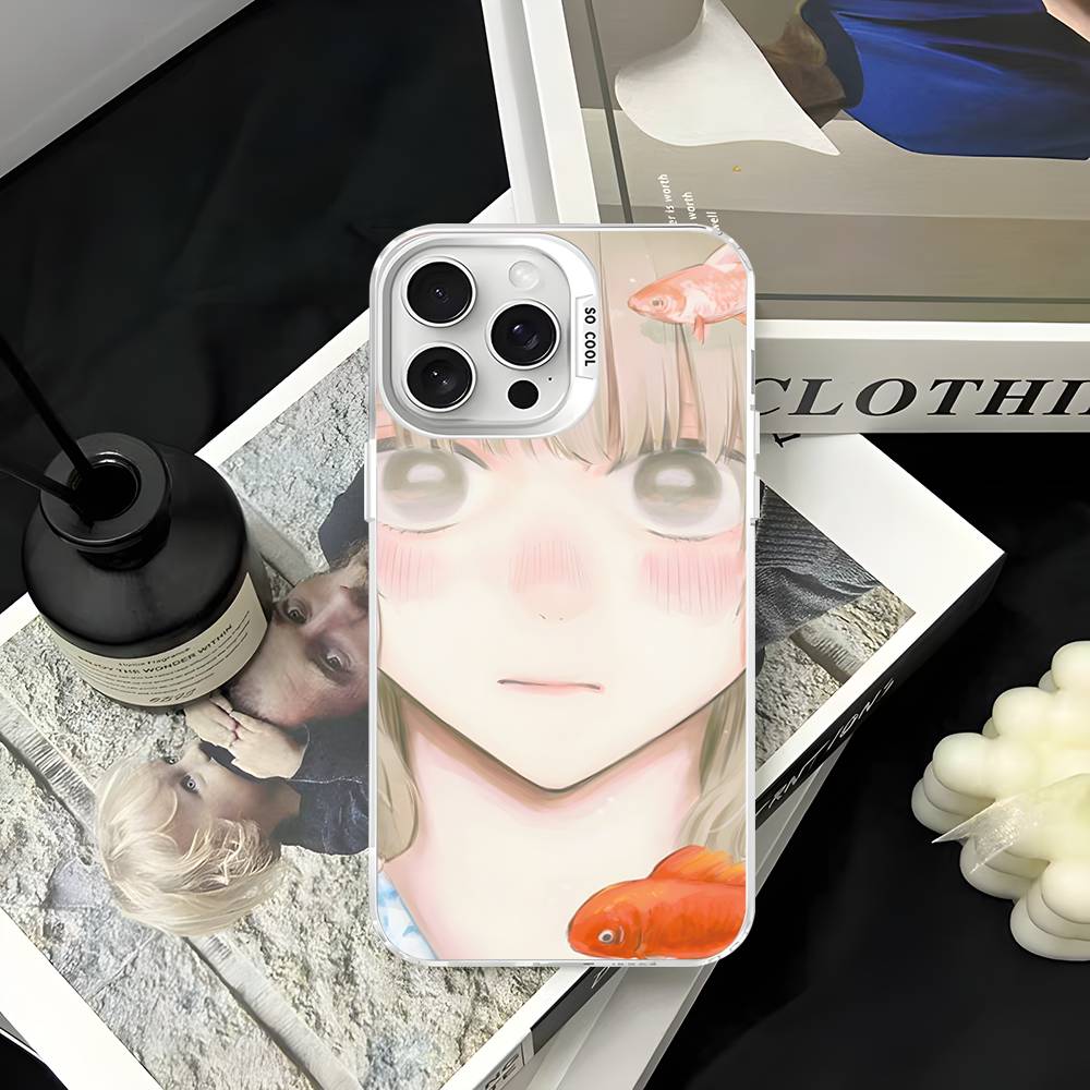 Anime B-Blue Box Phone Case For iPhone 17 16 15 14 13 12 11 Pro Max Plus Pro Colorful Shell