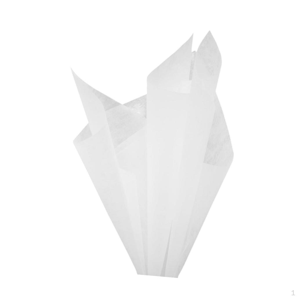 40Pcs Flower Wrapping Paper Sheets DIY Gift Packaging Supplies Novelty Bouquet Decoration for