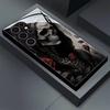Skull Rose Pattern Glass Phone Case Suitable for Samsung Galaxy S26 S25 S24 S23 S22 S20 FE/Ultra/Plus Anti Drop Back Cover