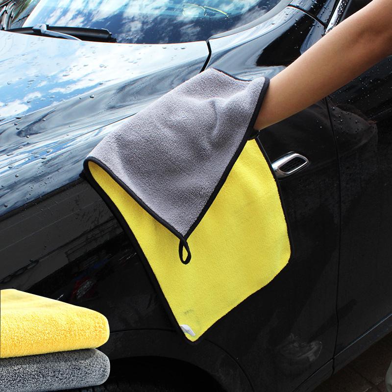 30*60CM Extra Soft Car Wash Microfiber Towel Car Cleaning Drying Cloth Car Care Cloth Detailing Car WashTowel Never Scrat