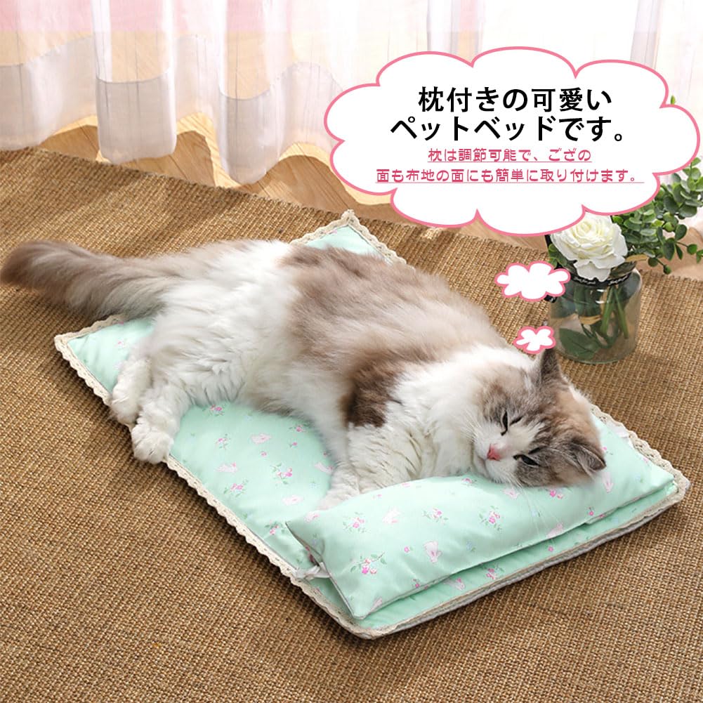 BIdason Köpek Yatağı Isıya Karşı Serin Çene Kolay Uyku Evcil Hayvan Orta ve Büyük Köpekler İçin Yastık, Minder, Serin, Dokunuş, Yaz, Çift Taraflı,