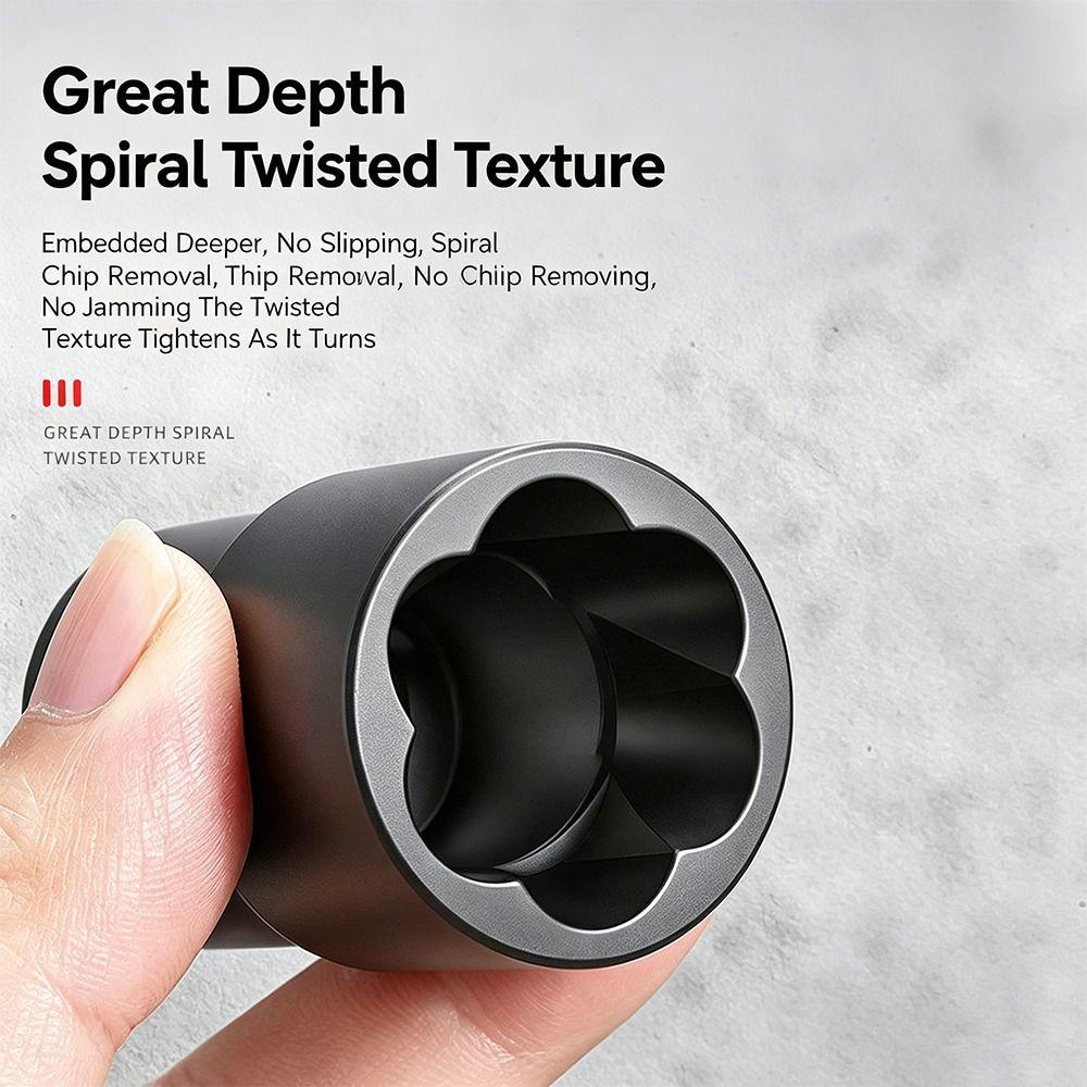 High-Torque Broken Nut Extractor 1/2 17-24mm Damaged Bolt Extractor Damaged Fastener Removal