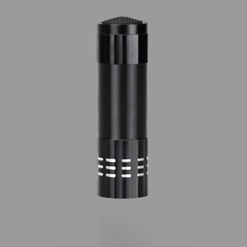 Nail Dryer Mini 9 LED Lights Flashlight UV Lamp Portable Nail Gel Mask Fast Drying Manicure Tool Support