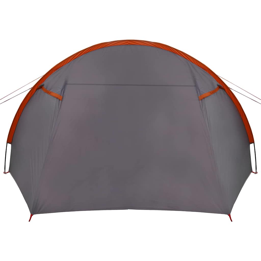 5 Person Tunnel Tent in Grey and Orange 805 x 405 x 211 cm
