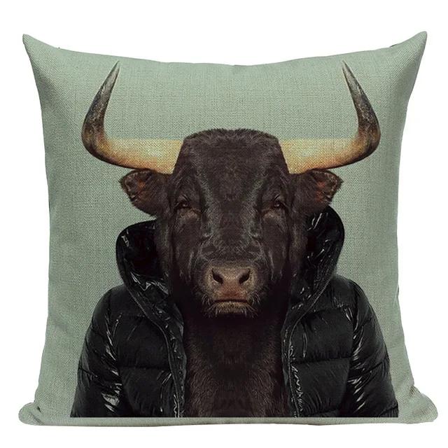 Cute Cartoon Animals Koala Panda Bear Polyester Sofa Home Pillows Cover Decorative Cushion Cover Almofadas Pillowcase