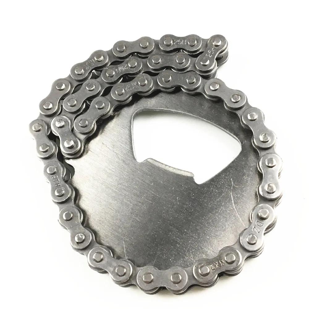 Bicycle Chain Design Stainless Steel Bottle Opener - Kitchen Bar Can & Beer Cap Lifter, Essential Household Party Dining Tools