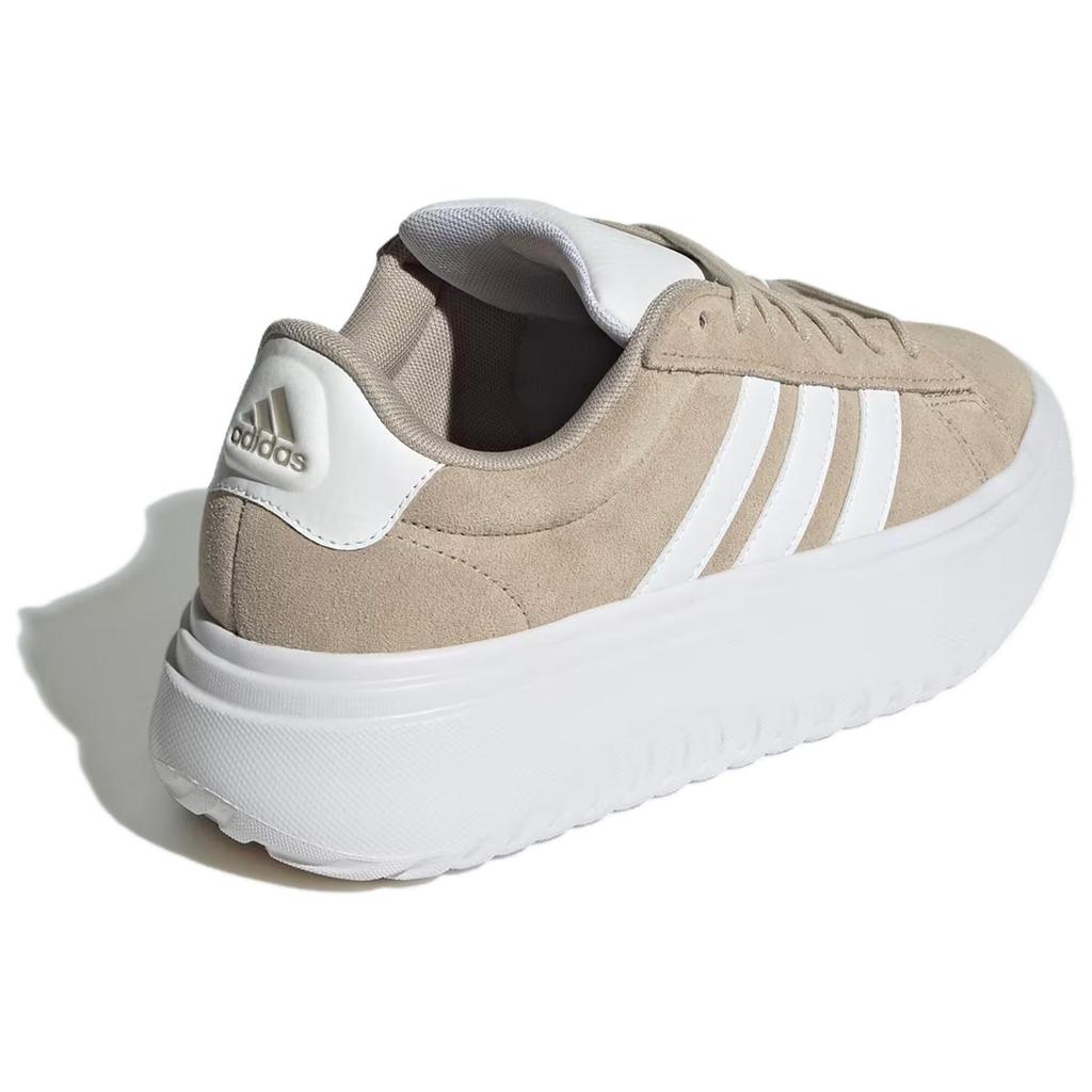 Adidas Grand Court Platform Wonder Beżowe Damskie Sneakersy Kremowe Białe jak Chmura IH2408