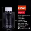 Piccola Bottiglia di Plastica Trasparente per Medicine (15/20/30/50 ml) per Liquidi e Campioni