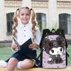 Anime Children's Backpack 3D Printed School Bag Cartoon Style Model5 Adjustable Straps