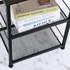 Nightstand with Charging Station, End Table with Power Outlets and USB Ports, Farmhouse Side Table with Drawer and Storage Shelf
