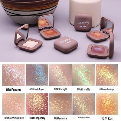 Keyboard Fingertip High Shimmer Eyeshadow Palette - Trendy, Iridescent, Pearlescent, Easy-Apply, Unique Potato Mash Texture (#5280)