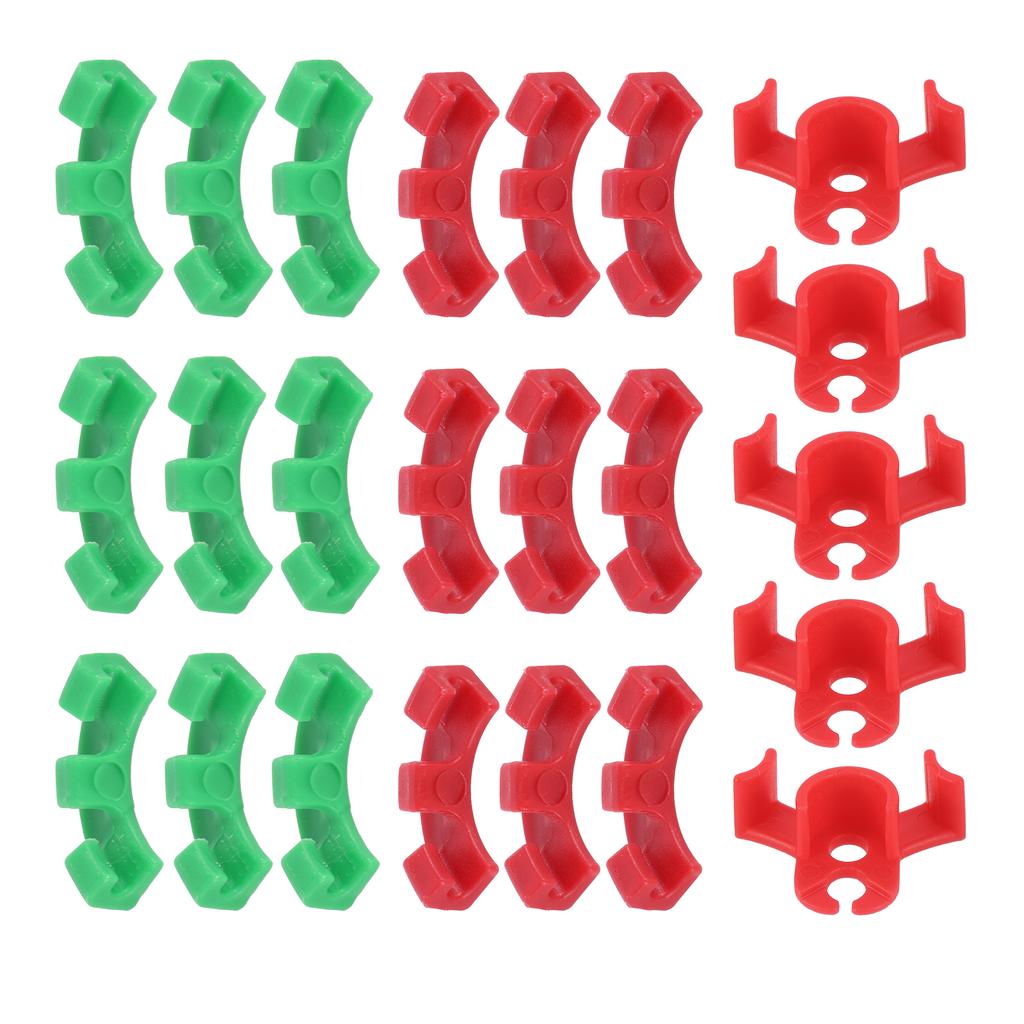 50/100Pcs Plant Clamp Bending Device Flower Vine Branches Plant Stem Training Clips Plant Growth Bender Control Support Clamps