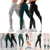Stilvolle nahtlose Yogahose für Damen mit hohem Bund für ultimativen Komfort und Halt